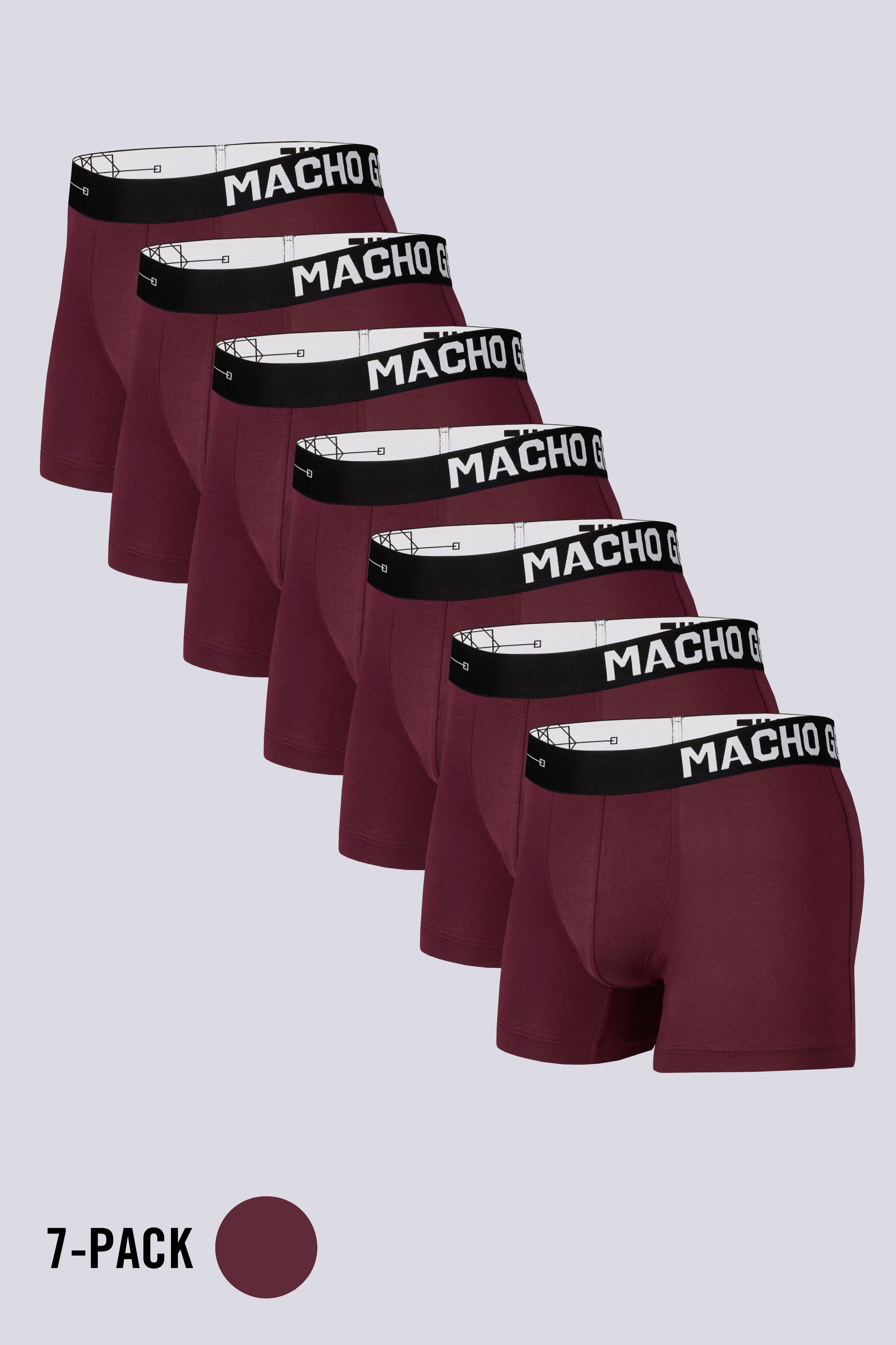 Men's Essentials - Classic Premium Modal Trunks - Merlot Wine - 7-Pack