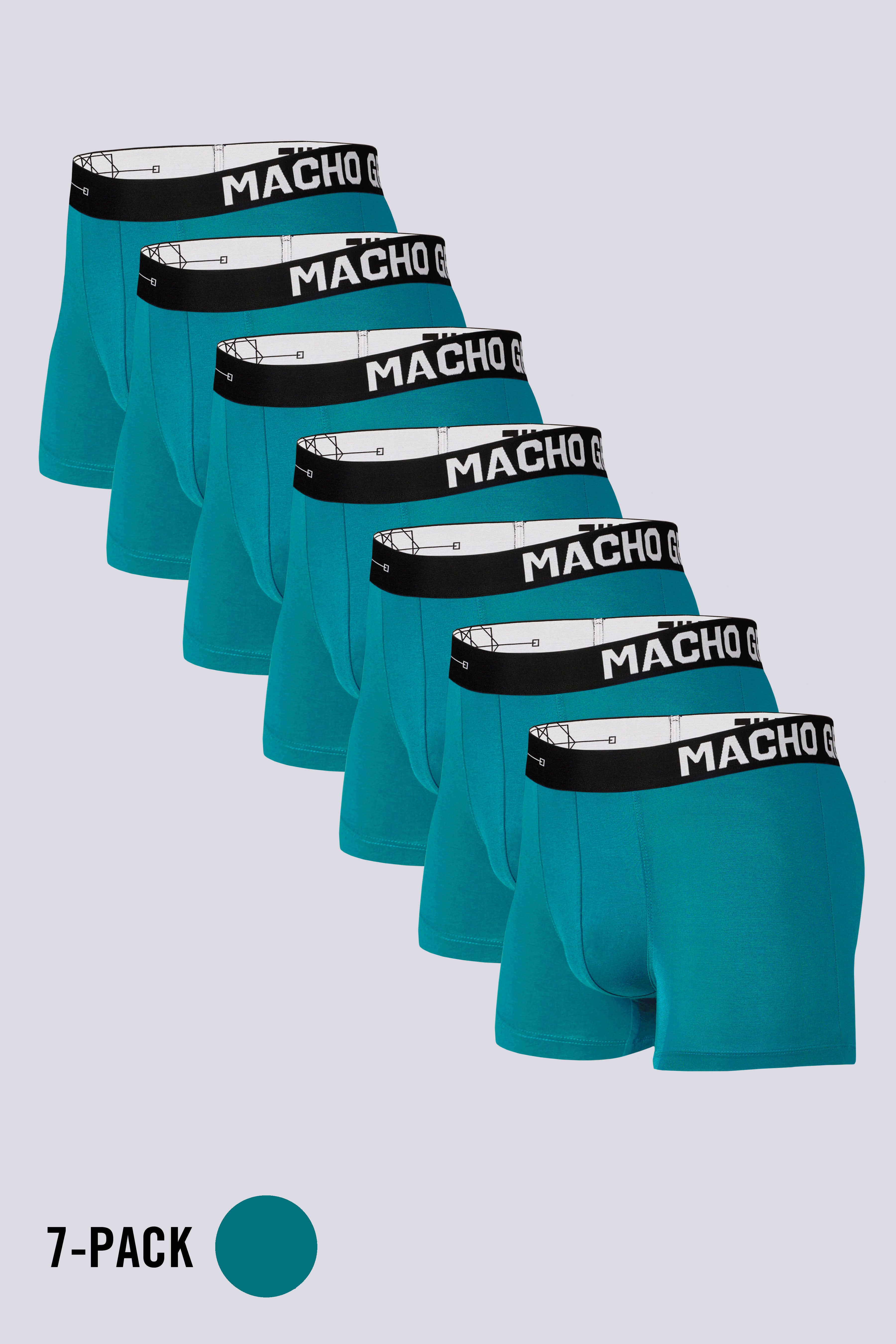 Men's Essentials - Classic Premium Modal Trunks - Ocean Teal - 7-Pack