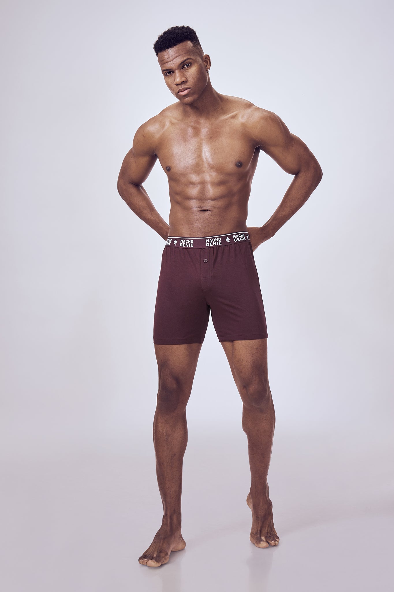 Men's Essentials - Timeless Comfort Classic Boxers - Mulberry Wine