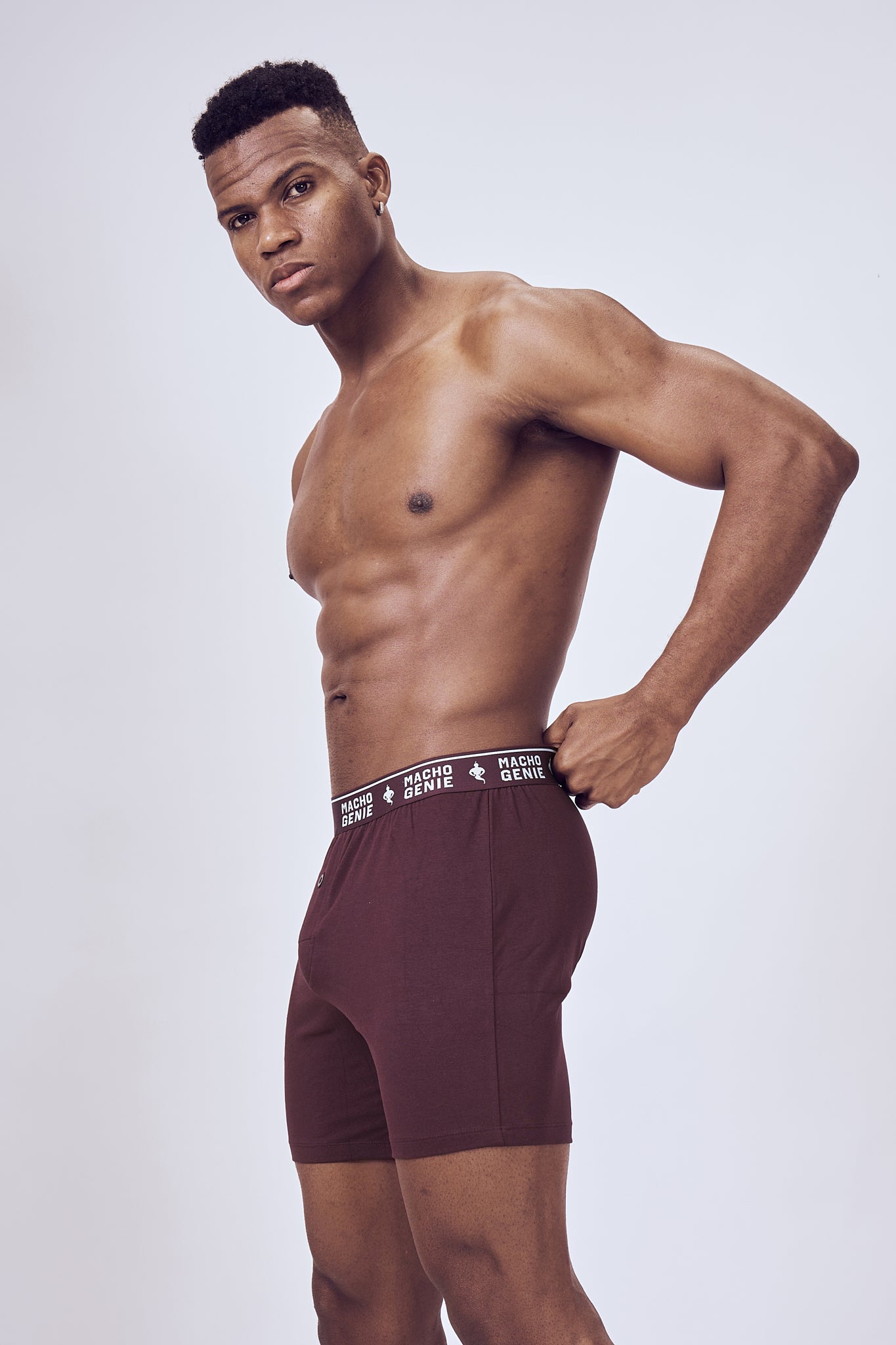 Men's Essentials - Timeless Comfort Classic Boxers - Mulberry Wine