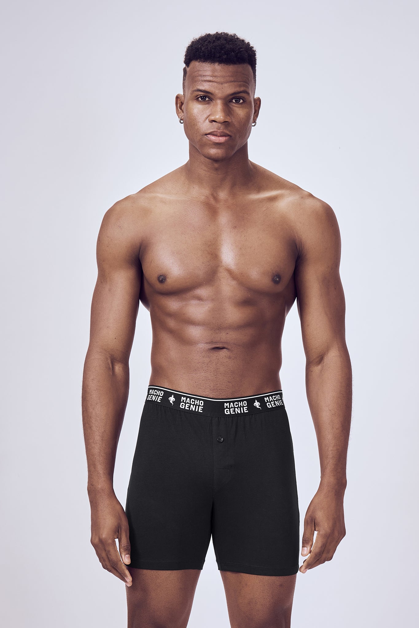 Men's Essentials - Timeless Comfort Classic Boxers - Deep Black