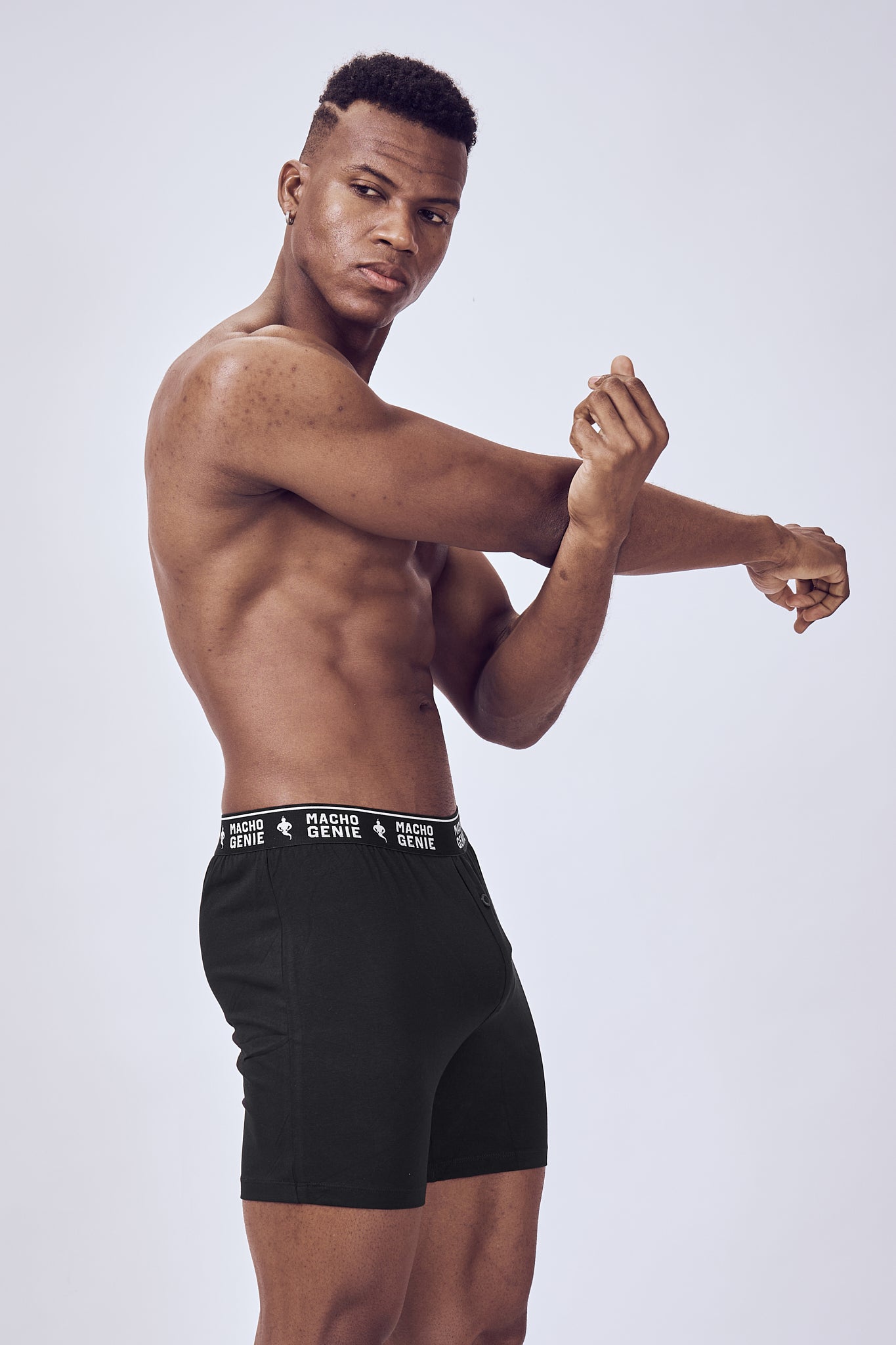 Men's Essentials - Timeless Comfort Classic Boxers - Deep Black