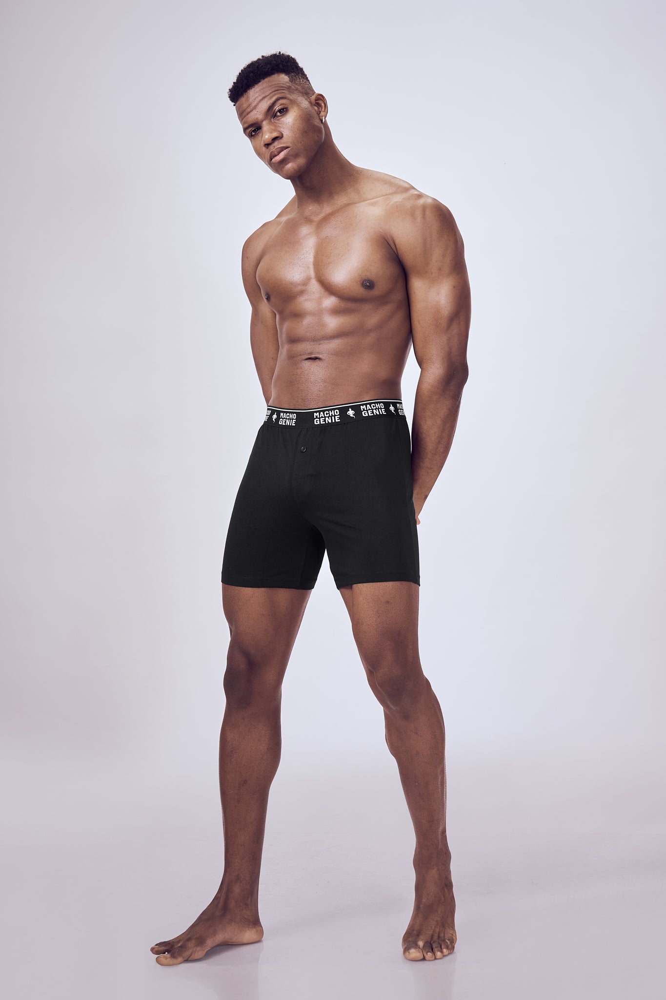 Men's Essentials - Timeless Comfort Classic Boxers - Deep Black