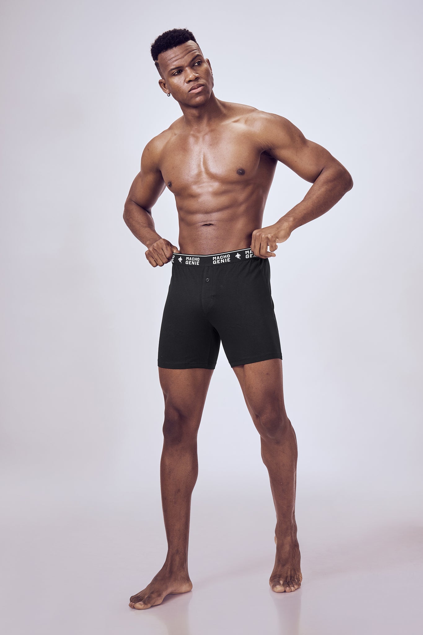 Men's Essentials - Timeless Comfort Classic Boxers - Deep Black