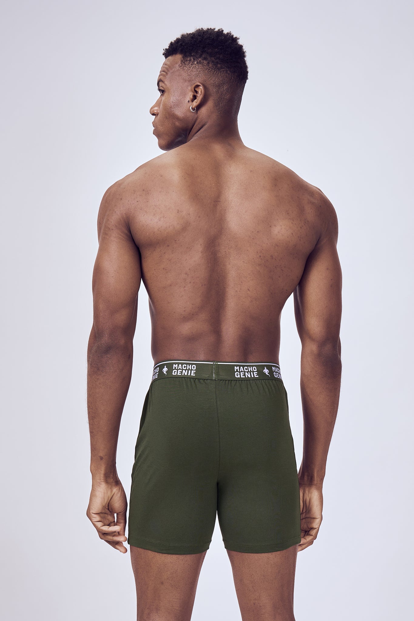 Men's Essentials - Timeless Comfort Classic Boxers - Military Green