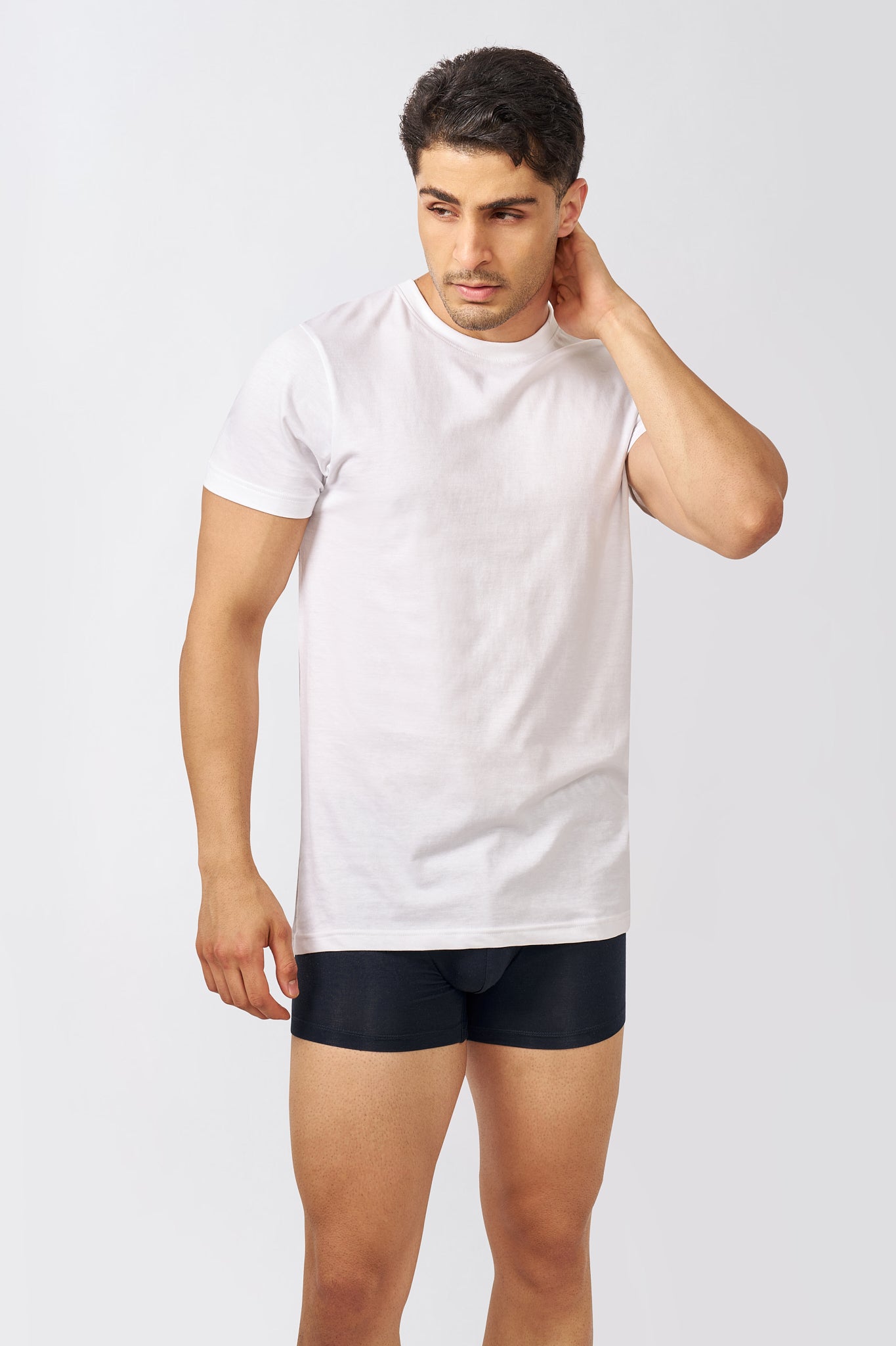 Men's Essentials - AeroCot Round Neck Undershirt - 3-Pack - White