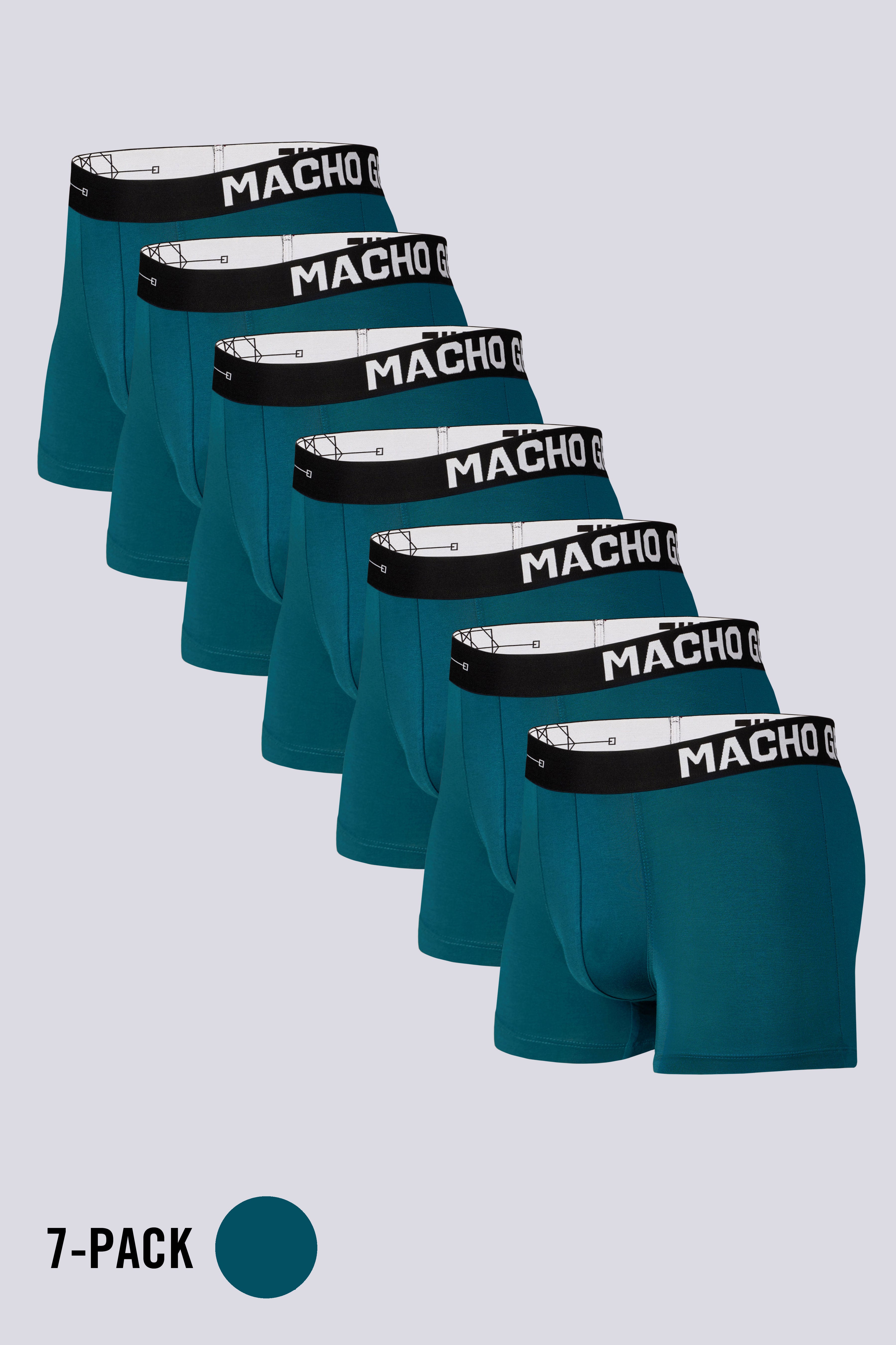 Men's Essentials - Classic Premium Modal Trunks - Emerald Blue - 7-Pack