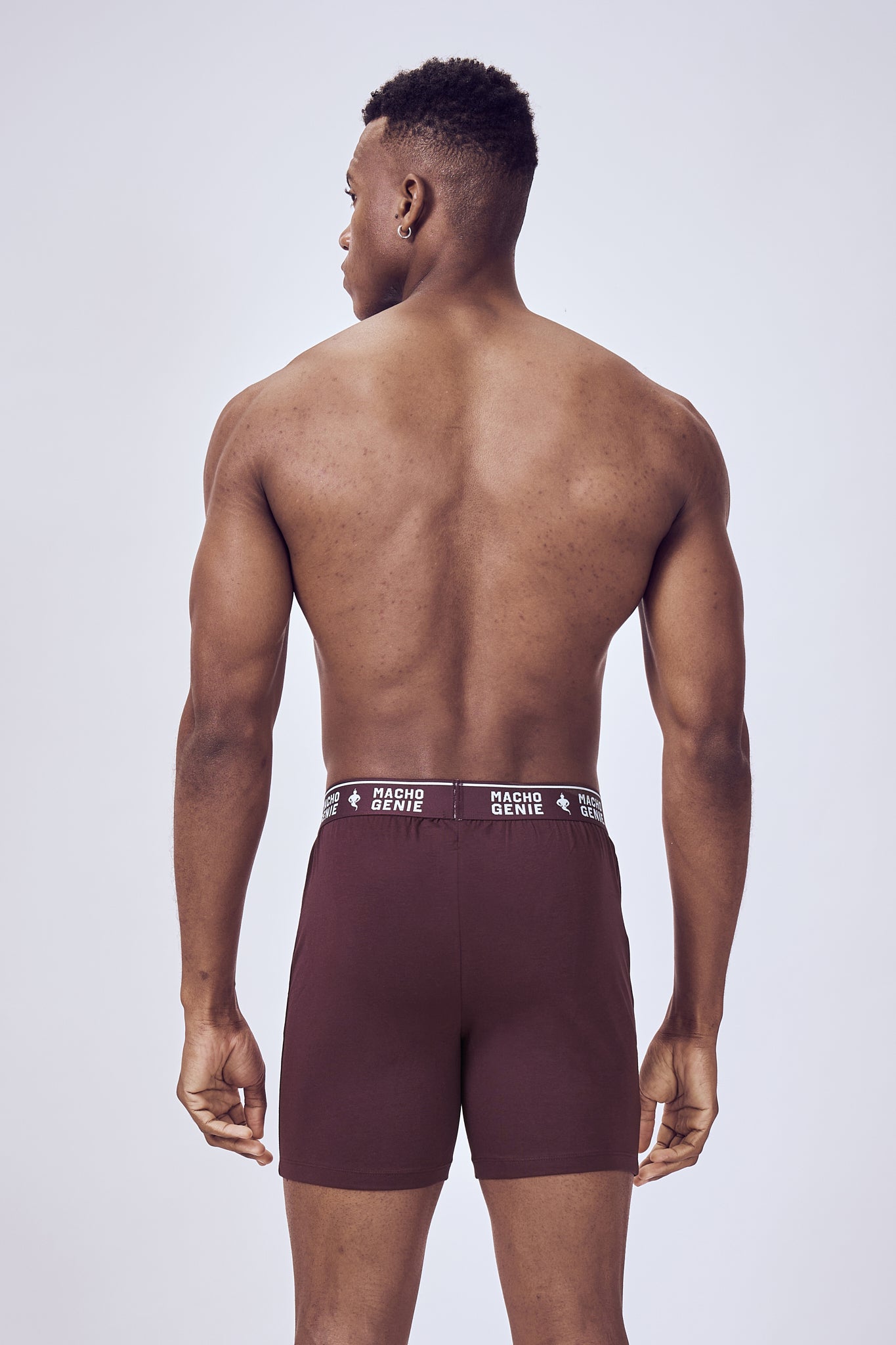 Men's Essentials - Timeless Comfort Classic Boxers - 3-Pack - Black, Green, and Mulberry