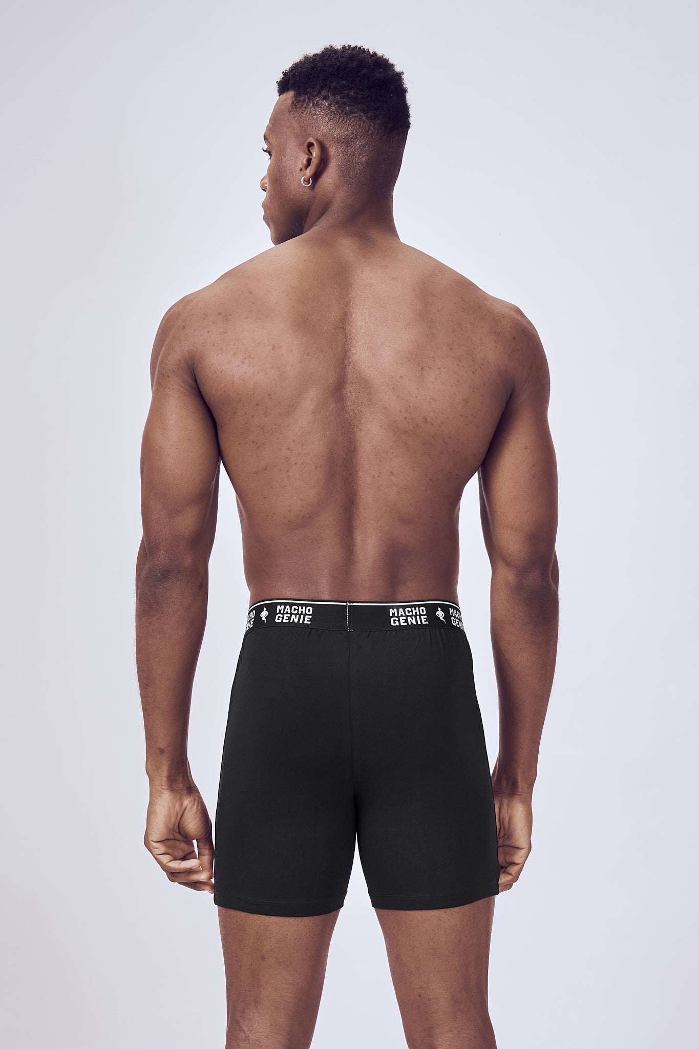 Men's Essentials - Timeless Comfort Classic Boxers - 2-Pack - Deep Black and Military Green