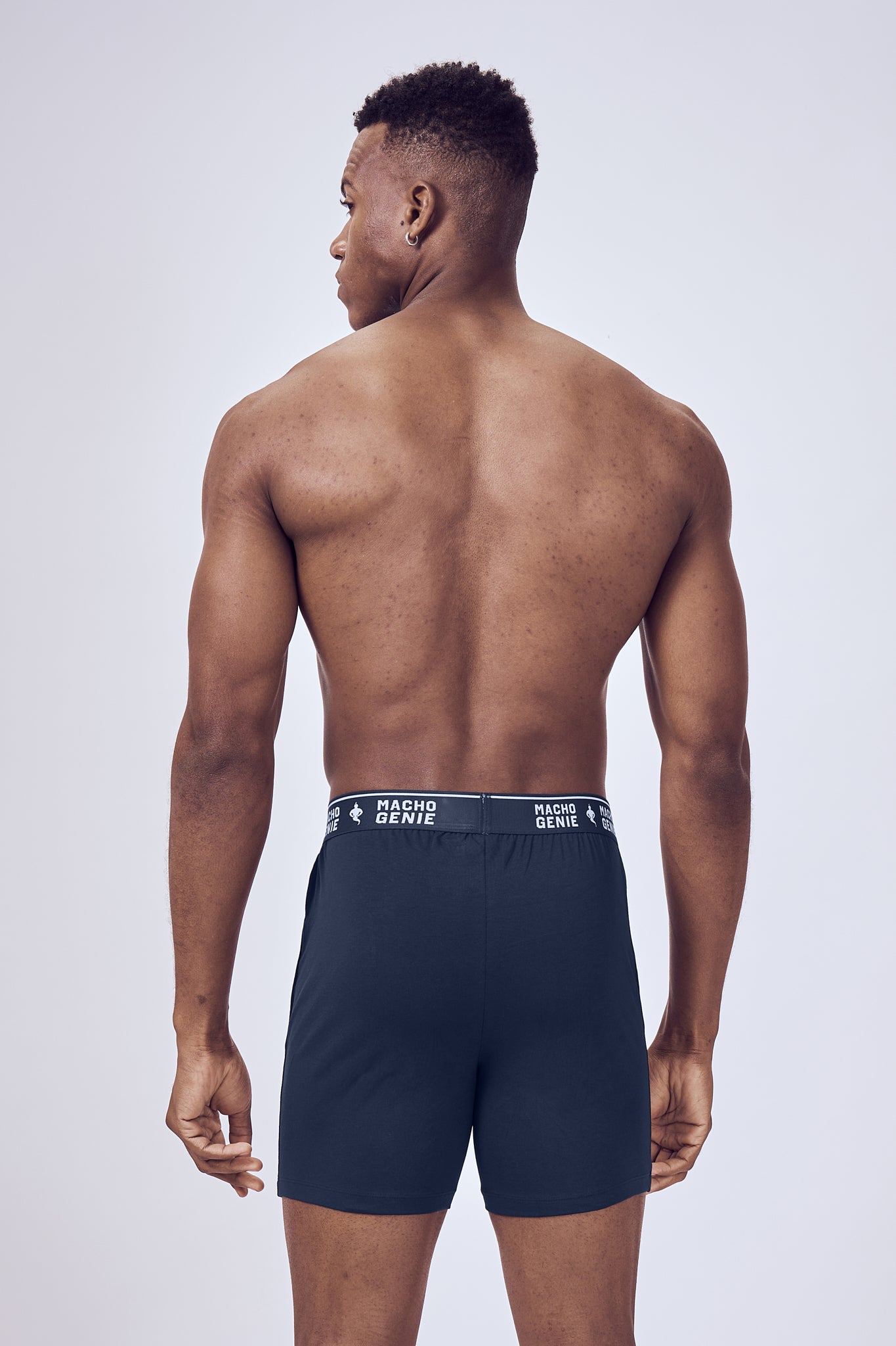 Men's Essentials - Timeless Comfort Classic Boxers - 2-Pack - Mulberry and Blue