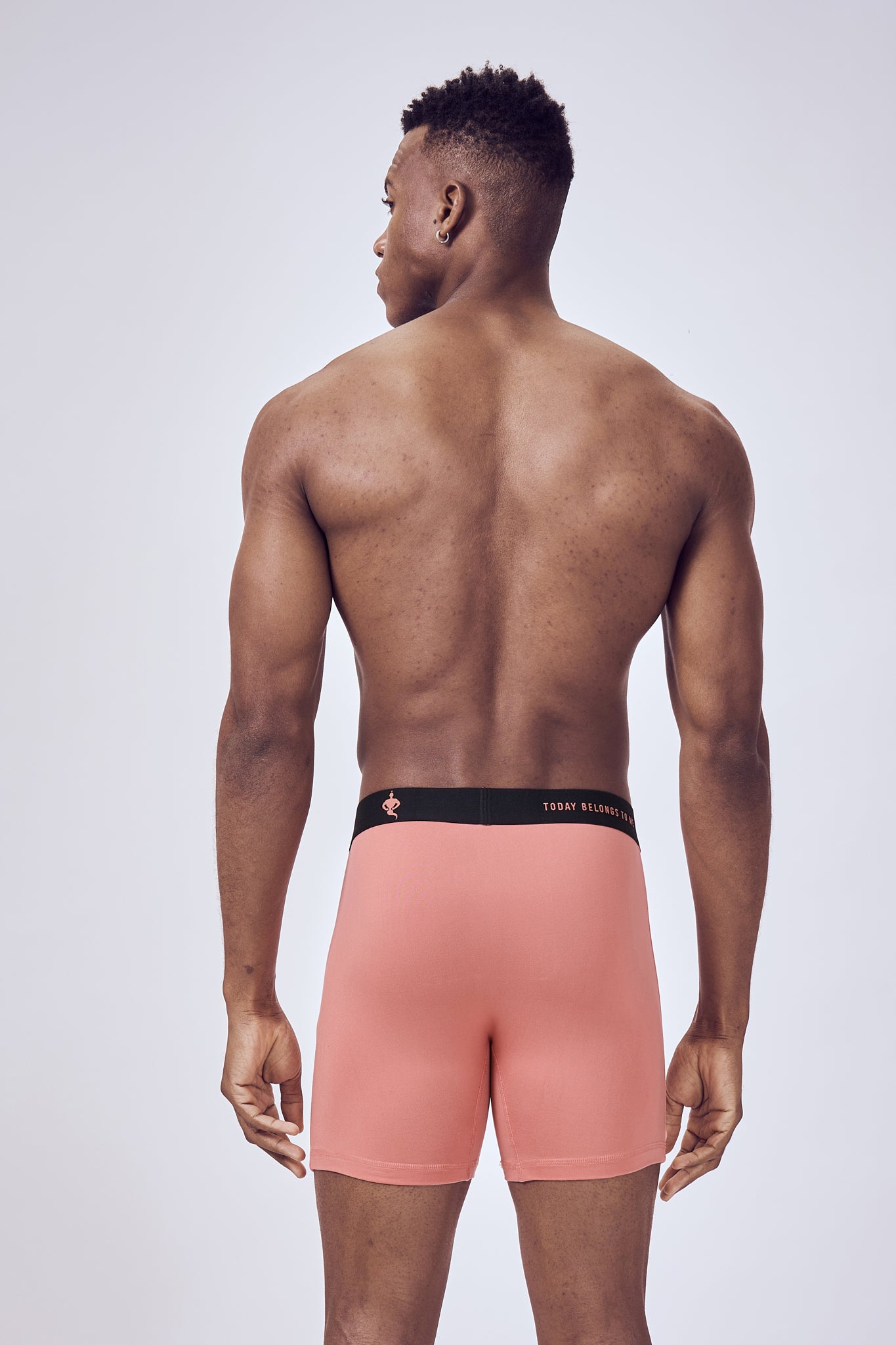 Boxer Uomo CODE 22 Work Out Trunk Coral – Microfibra Traspirante, Design Sportivo, Apertura Glory Hole