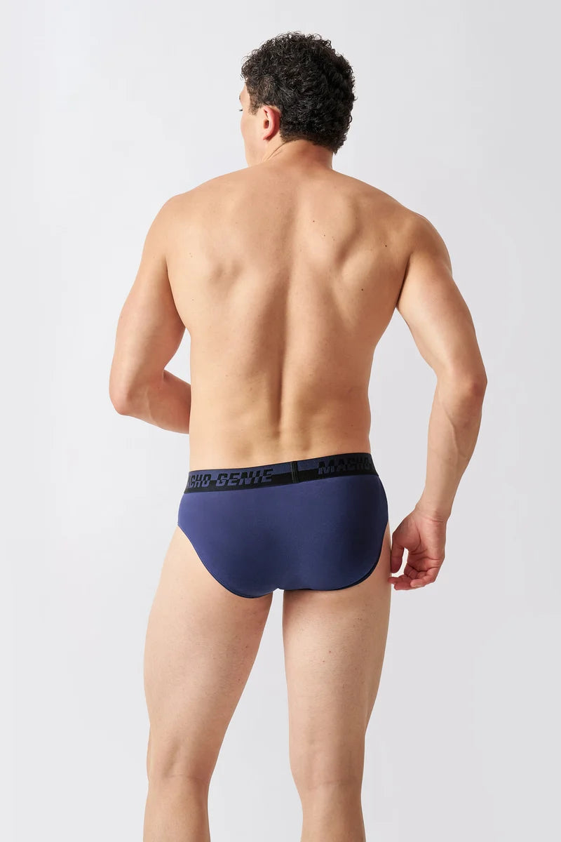 Men's Essentials - ActiveCore Cotton Blend Y-Shaped Briefs - 3-Pack - Marine Navy